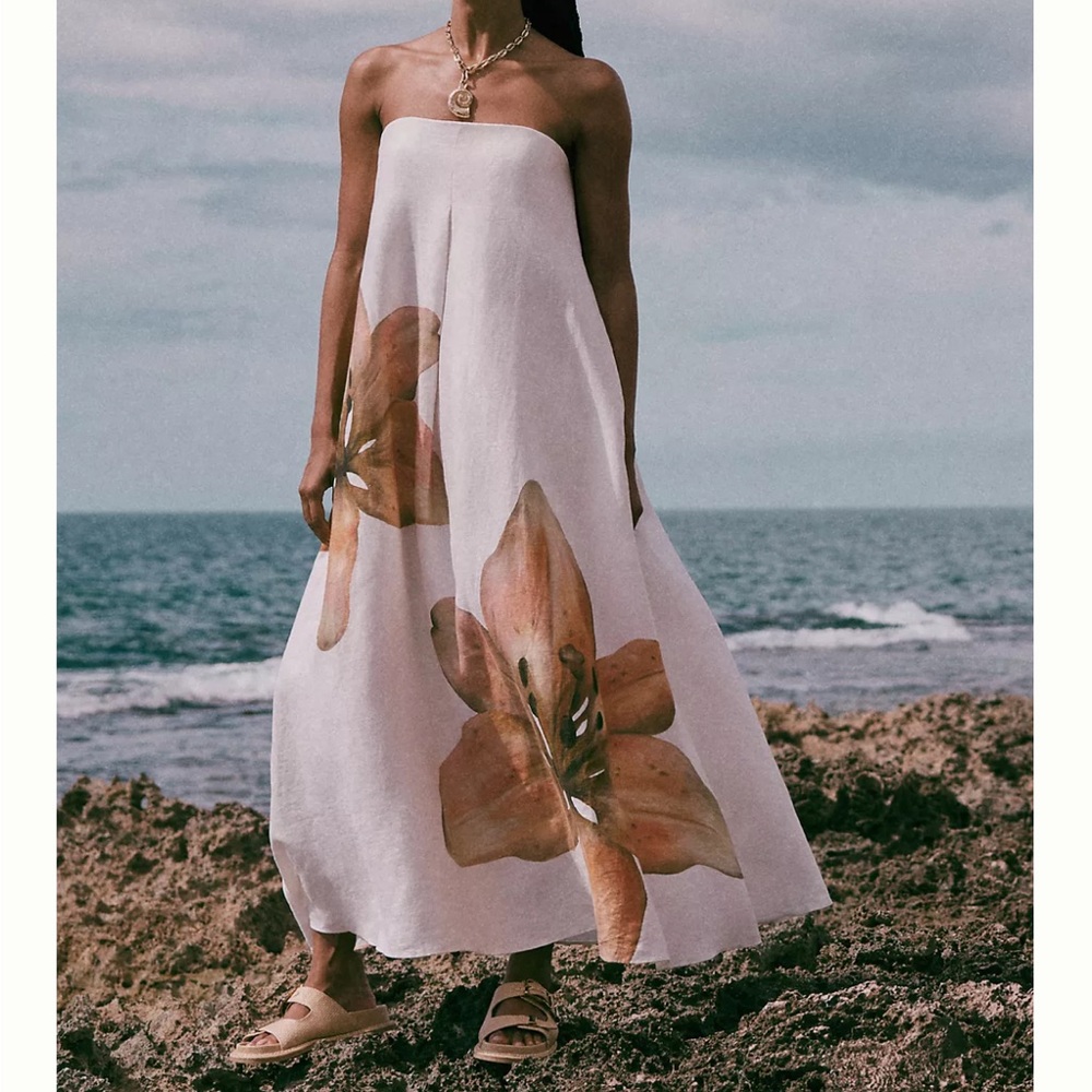 Significant Other Parisa Linen Dress size 8P